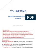 Análisis volumétrico: métodos y fundamentos