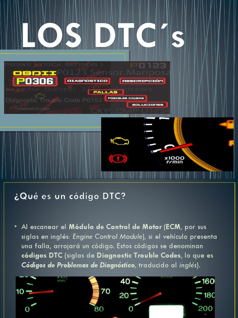 Significado y Estructura de Códigos DTC | PDF | Transmisión automática ...