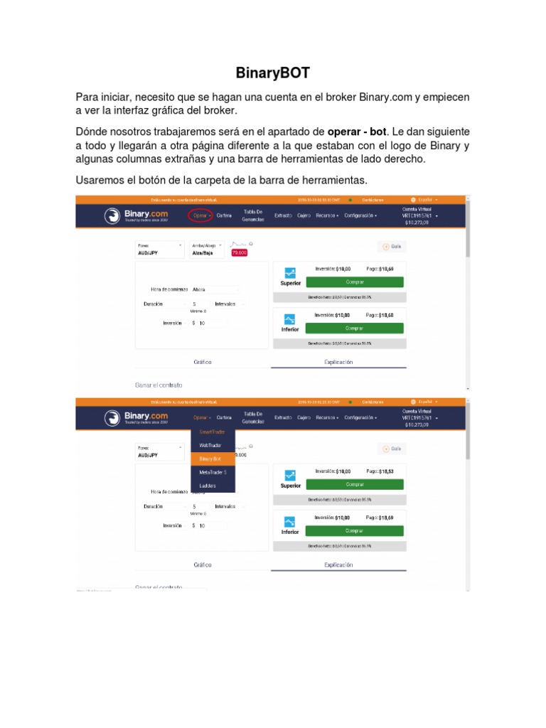 Binary Bot 1 | PDF | Informática | Software