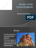 Basic Civil Engineering: Stones and Rocks