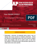 Tema: Present Perfect: Docente: Mg. Magali G. Prado Coronado