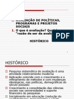 Histórico Da Avaliação