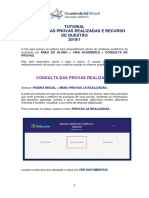 Tutorial Consulta de Prova e Solicitação de Recurso de Questão - 2019 - 1