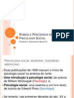 R P P S: Umos E Ercursos em Sicologia Ocial