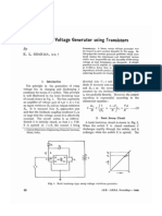A Linear Ramp Voltage Generator Using Transistors: K. L. Sharma, M.S. J