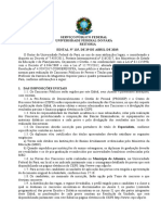 Edital SERVIÇO PÚBLICO FEDERAL UNIVERSIDADE FEDERAL DO PARÁ