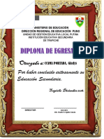 Diploma de Egresado