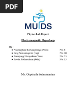 Physics Lab Report