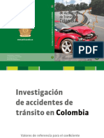 Libro Investigacion Accidentes de Transito en Colombia