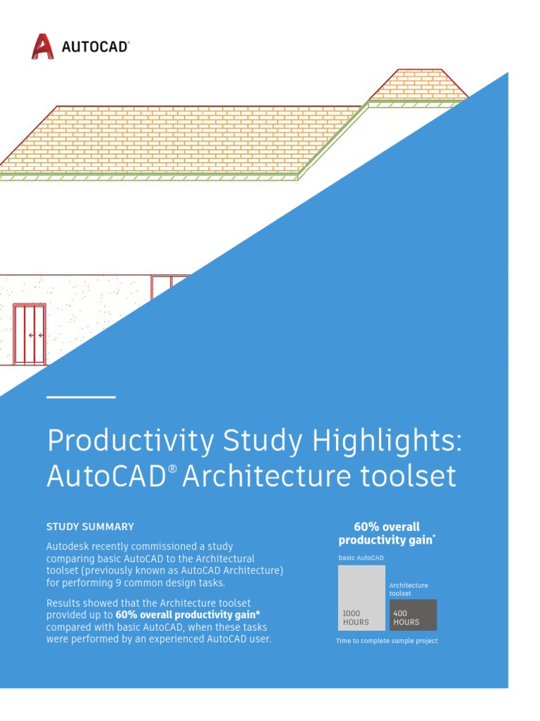 Autocad Productivity Study Highlights Architecture | PDF | Auto Cad ...