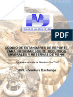 Codigo Estandar Reporte -  Bolsa De Valores De Lima.pdf