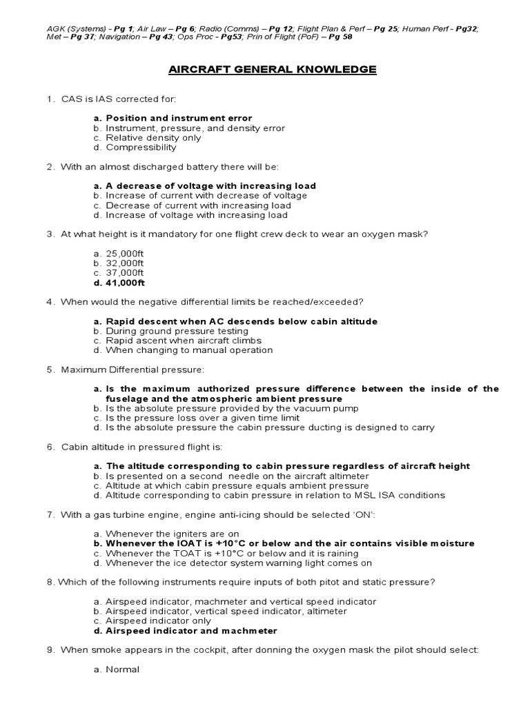 ATPL Sample Q&A Reviews | PDF | Instrument Flight Rules | Air Traffic ...