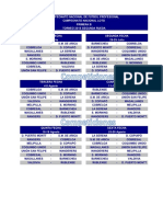 Fixture 1B Torneo 2018 2a Rueda