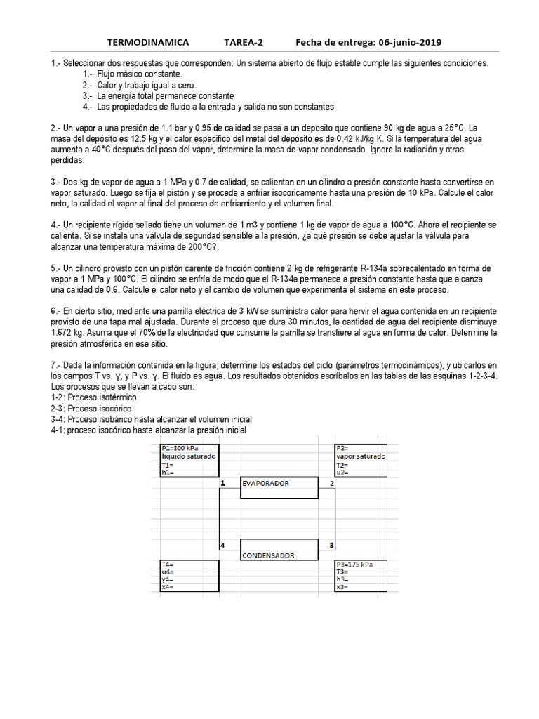 Procesos Isocóricos en Termodinámica | PDF | Presión | Calor