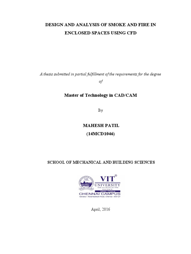 CFD Analysis of Smoke Ventilation Design | PDF | Fluid Dynamics ...