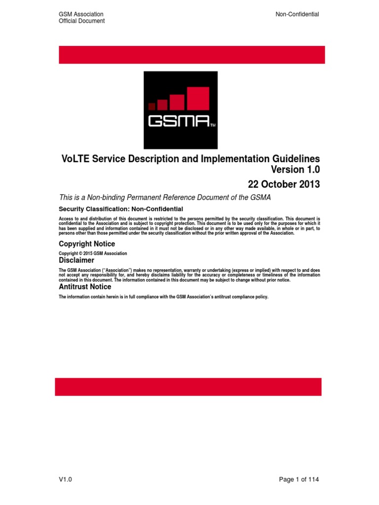 VoLTE Implementation Guidelines v1 | PDF | Ip Multimedia Subsystem ...