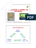 Preparación y Siembra Hortalizas