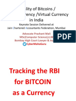 Legality of Bitcoins by Prashant Mali