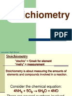 Introduction To Stoichiometry Powerpoint