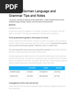 Duolingo German Tips and Notes Compiled by Abroad American