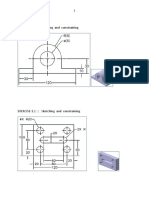 EXERCISE-1.1: Sketching and Constraining: Sketcher 1