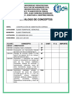 Catalogo de Conceptos