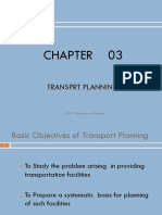 CE697 Transportation Planning Overview