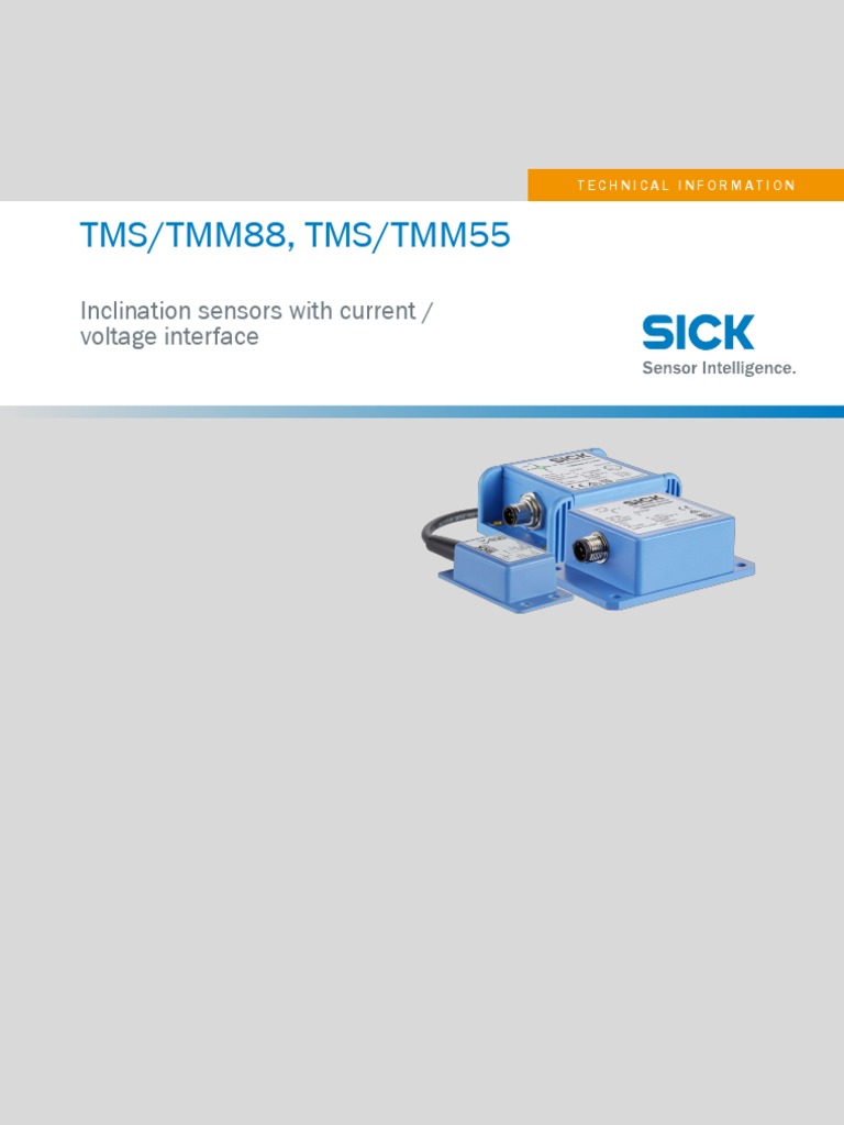 Technical Information TMM55 TMS TMM88 Inclination Sensor en IM0064852 ...