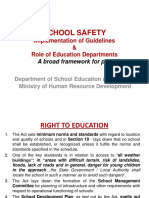 School Safety: Implementation of Guidelines & Role of Education Departments