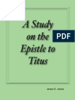 A Study On The Epistle To Titus by Jesse C. Jones