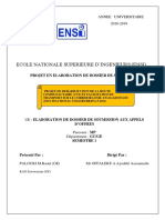 Examen Dossier de Soumission Palouki Kao (2019-2020)