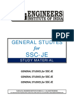 General Study SSC Je