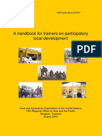 A Handbook For Trainers On Participatory