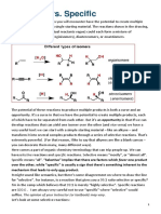 Stereospecific Vs Stereoselective Reaction