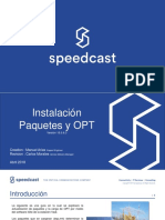 Speedcast - Carga Imagenes y OPT, Red PCE