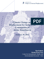 Climate Change Displacement of Indigenous Communities in Arctic Scandinavia