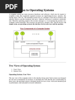 Introduction To Operating Systems PDF