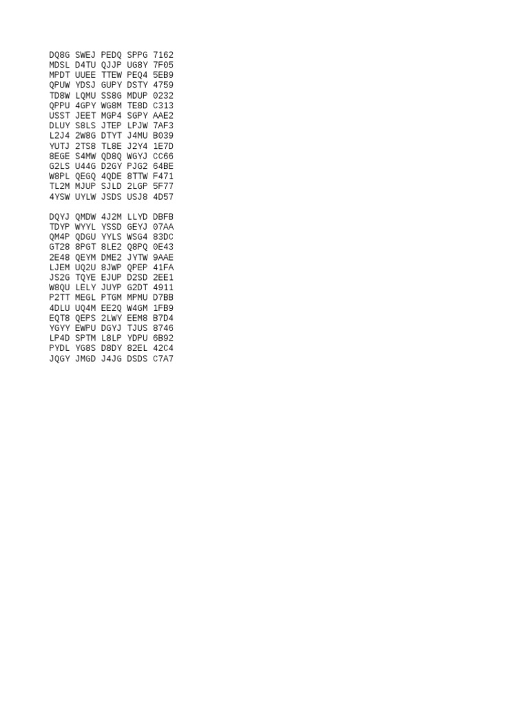 Call of Duty 4 Key Codes List | PDF