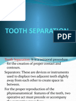 Tooth Separation
