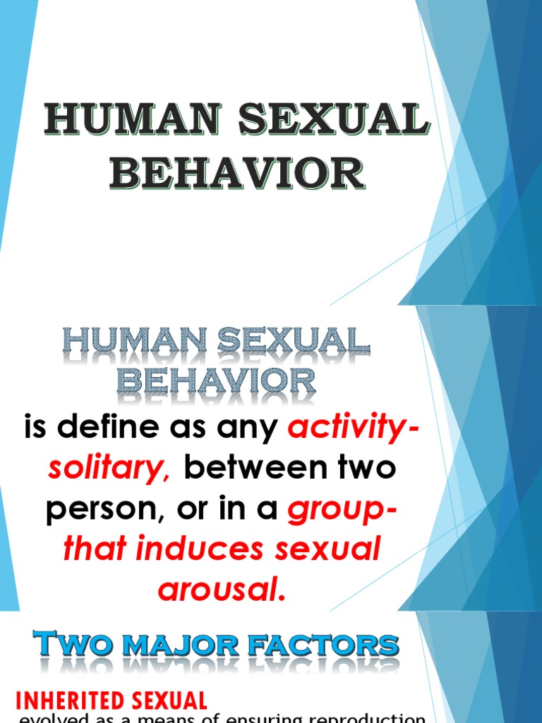 Understanding Human Sexual Behavior | PDF | Sexual Arousal | Sexual ...