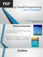 Part 1 - Lecture 1 - Introduction Parallel Computing