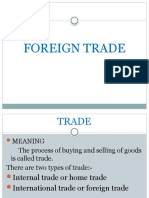 Foreign Trade