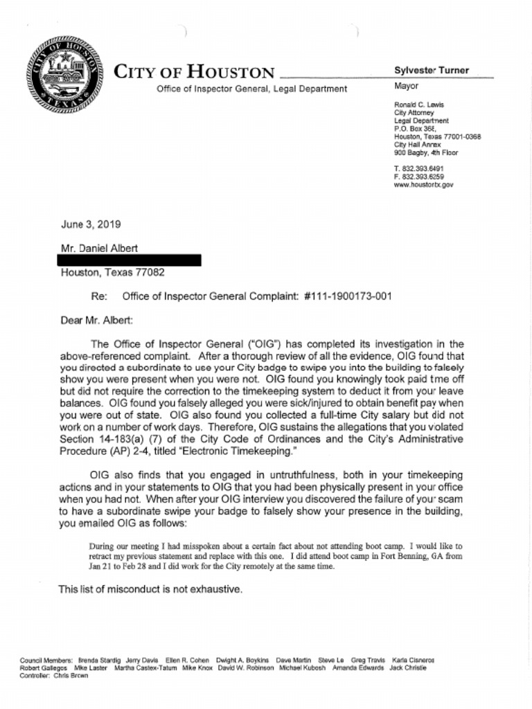 Daniel Albert - Case Closure Letter_Redacted