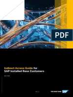 Indirect Access Guide: For SAP Installed Base Customers