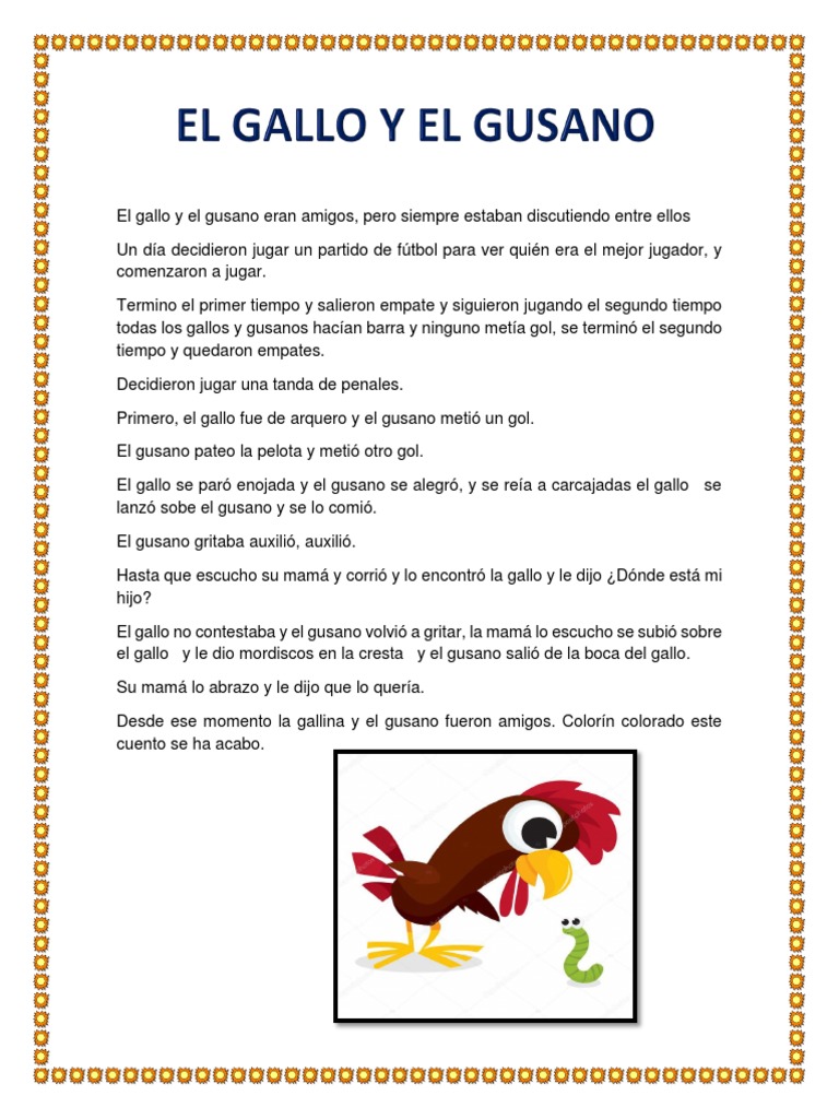 El Gallo y El Gusano | PDF
