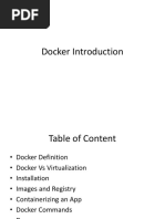 Docker Introduction