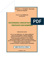 Dictionarul Ariilor Naturale Protejate Din Romania_I.marculet