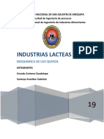 Bioquímica de los quesos: factores y cambios