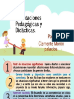 Orientaciones Pedagógicas y Didácticas - Clemente Morón