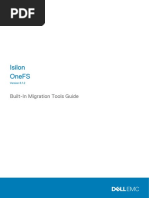 OneFS Built-In Migration Tools Guide PDF